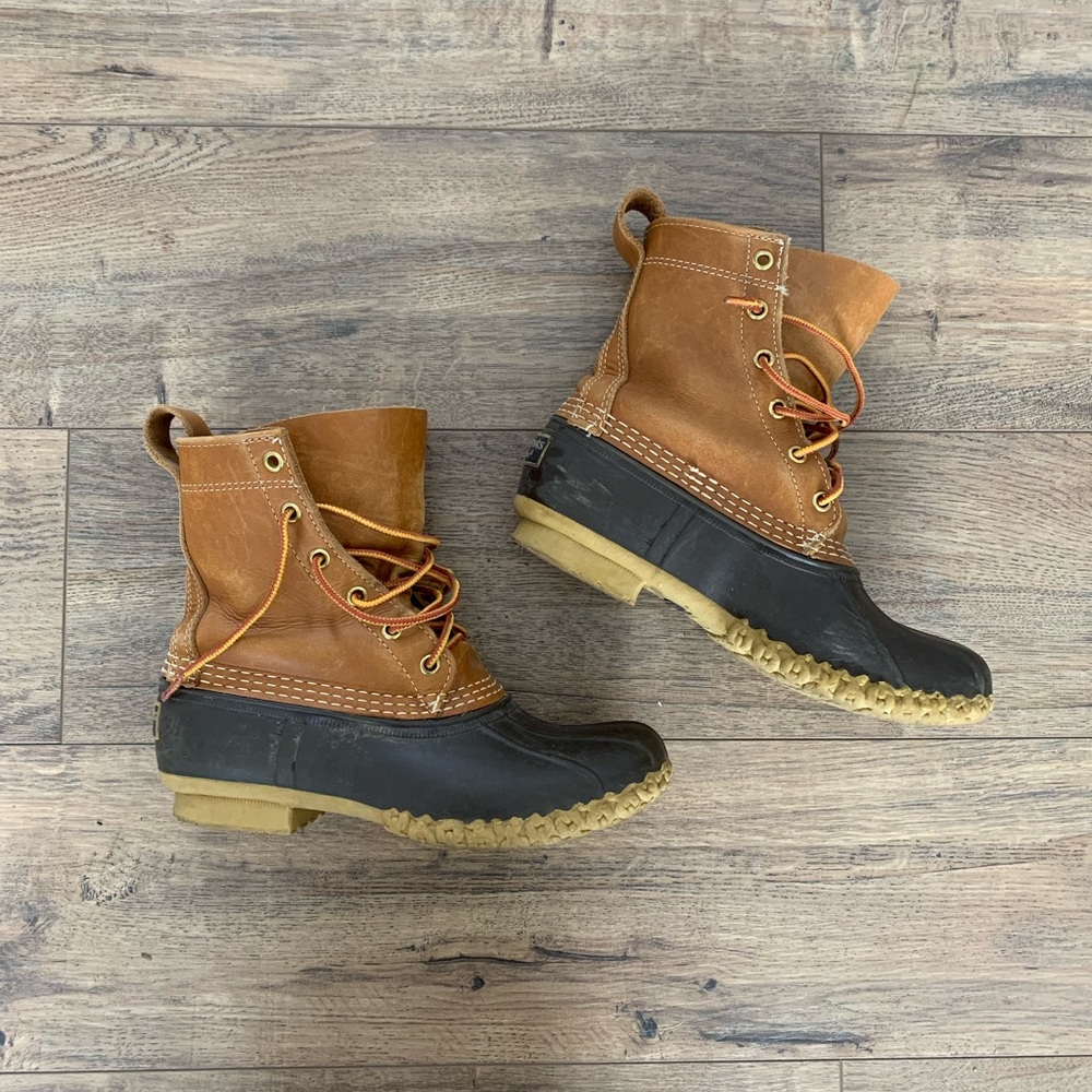 L.L. Bean Duck Boots Size 6M -fits like size 7